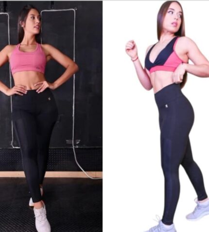 Legging con detalles engomados