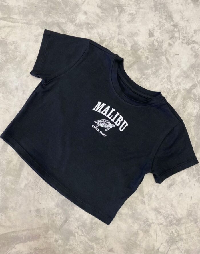 Remera crop